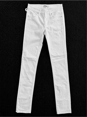 Y2K 2000’s ACNE Hex White Skinny Jeans 28/34 New